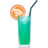 RSS green cocktail Icon
